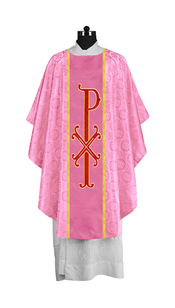 Gothic Chasuble with Ornate PAX Design