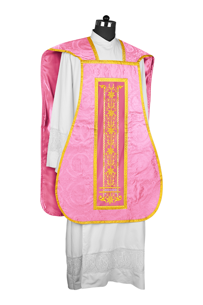 Roman embroidered chasuble vestment - Contemporary collection