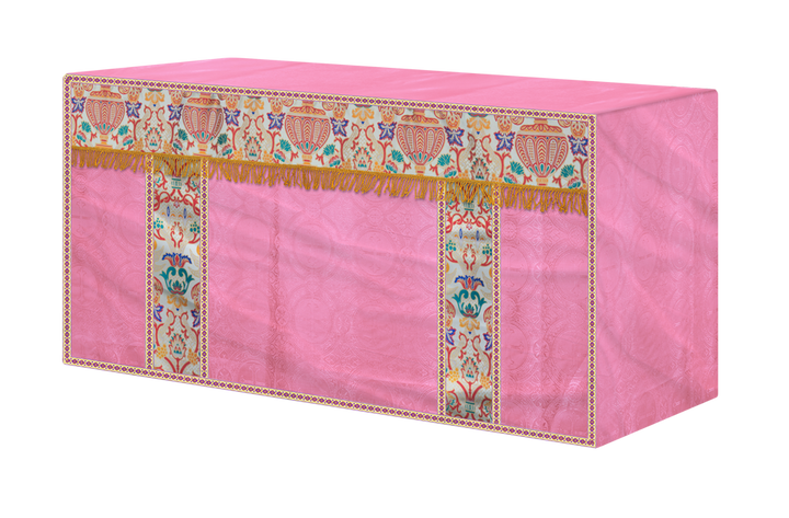 CORONATION TAPESTRY ALTAR CLOTH WITH TRIMS