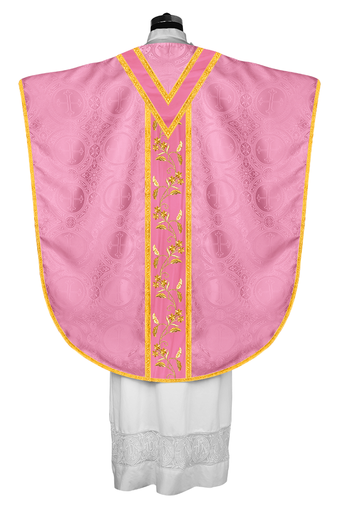 BORROMEAN CHASUBLE WITH FLORAL DESIGN