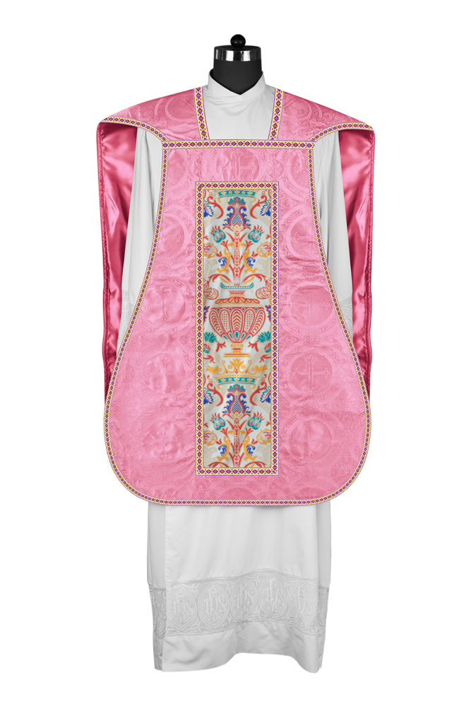 Coronation Tapestry Roman Chasuble with Braided Trims