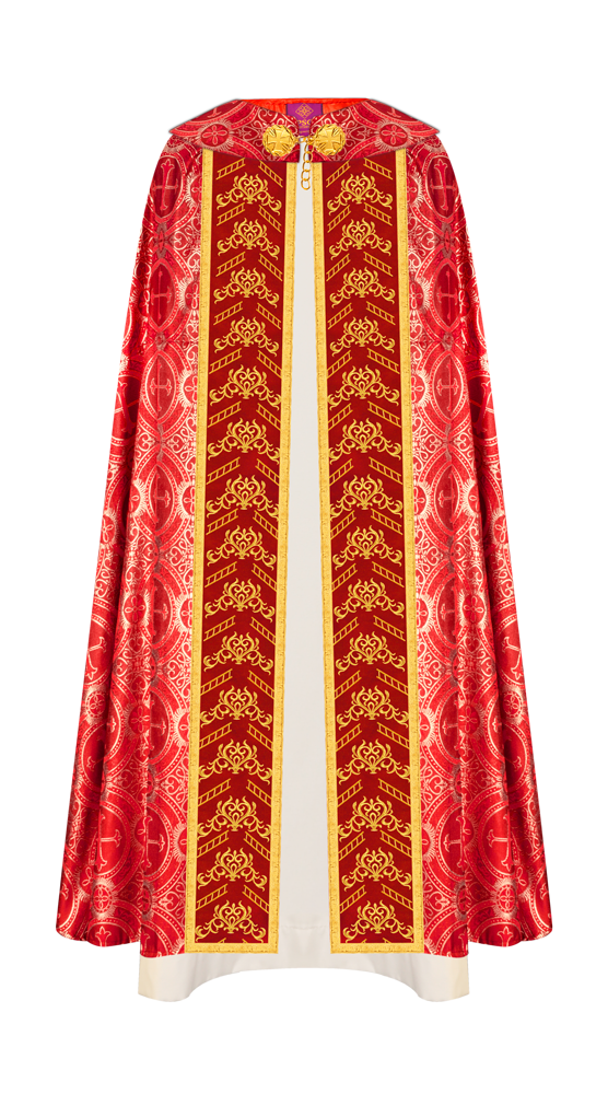 GOTHIC COPE WITH EMBROIDERED ORPHREY