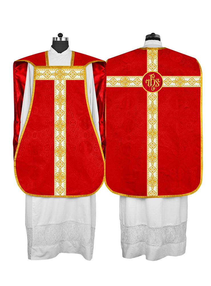 Fiddleback Vestment adorned with lace