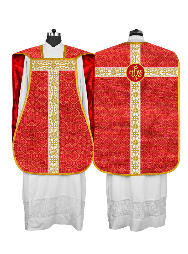 Fiddleback Vestment adorned with lace