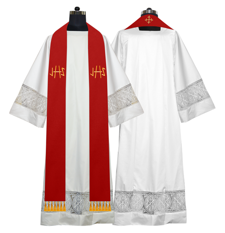 Embroidered Priest Stole with Motif