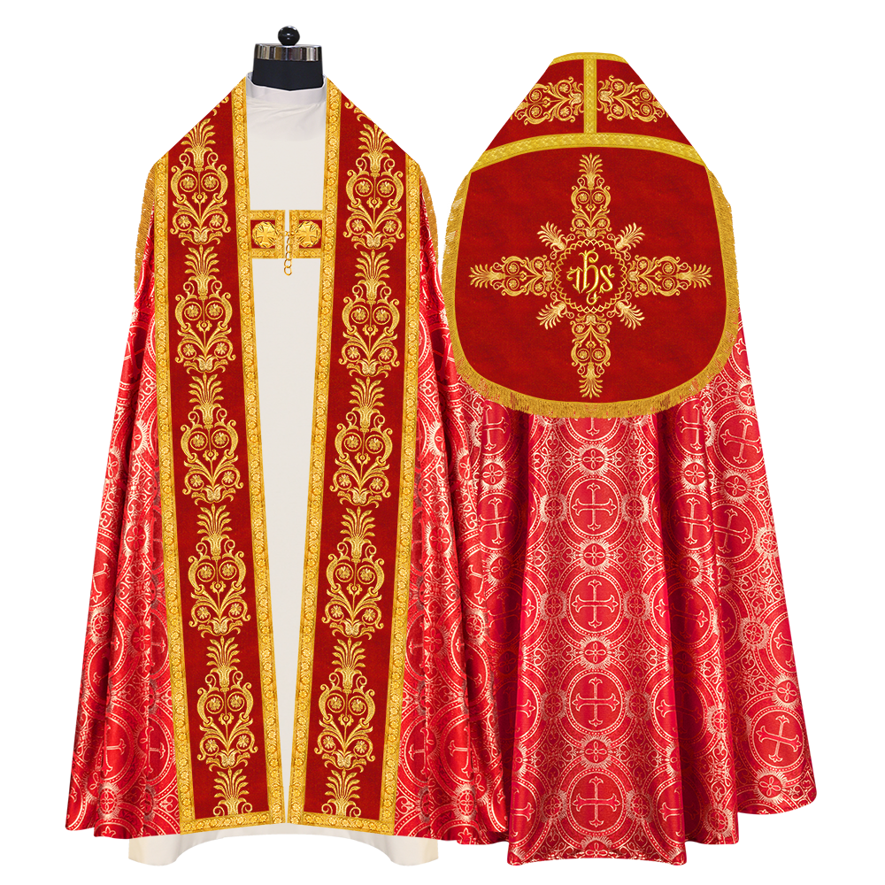 Fervent Roman cope vestment - Victoria collection