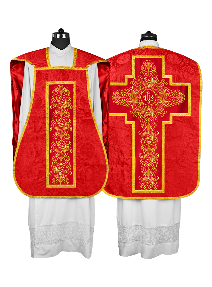Traditional Roman chasuble vestment - Flourish collection