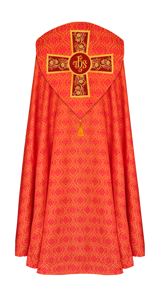 GOTHIC COPE VESTMENT WITH ORNATE EMBROIDERY