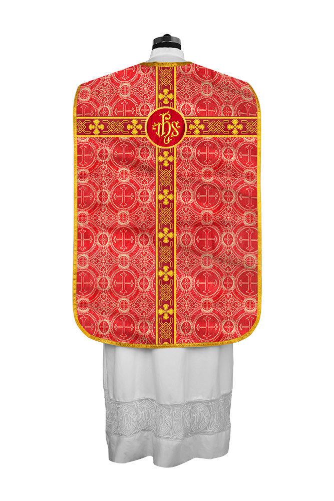Roman chasuble adorned with lace