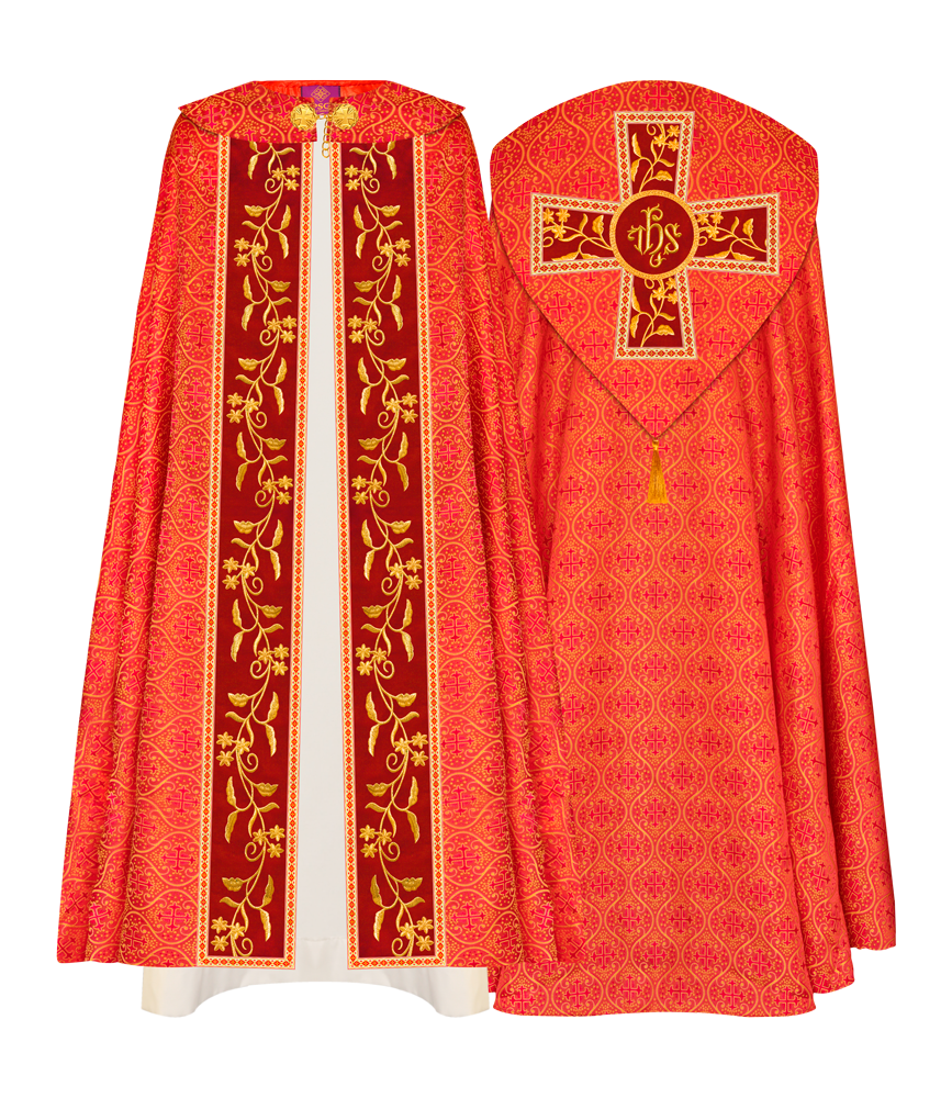 GOTHIC COPE VESTMENTS ORNATED WITH FLORAL DESIGN