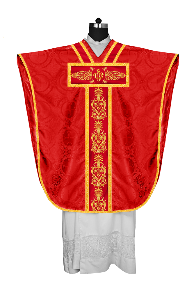 BORROMEAN CHASUBLE WITH ADORNED ORPHREY