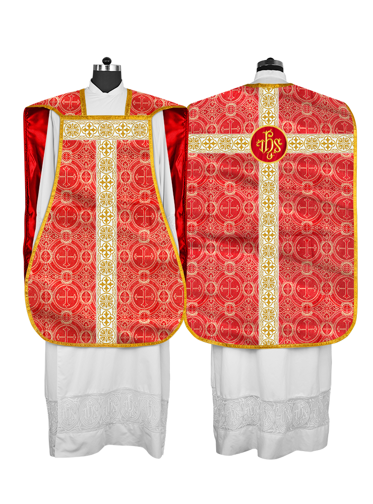 Fiddleback Vestment adorned with lace