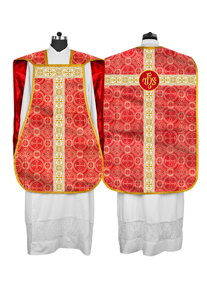 Fiddleback Vestment adorned with lace