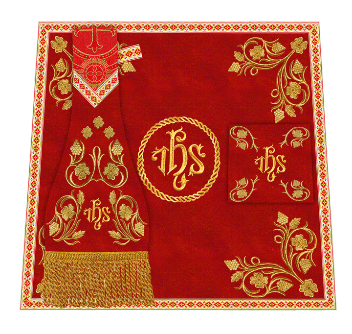 Grapes Embroidery Mass set with Motif