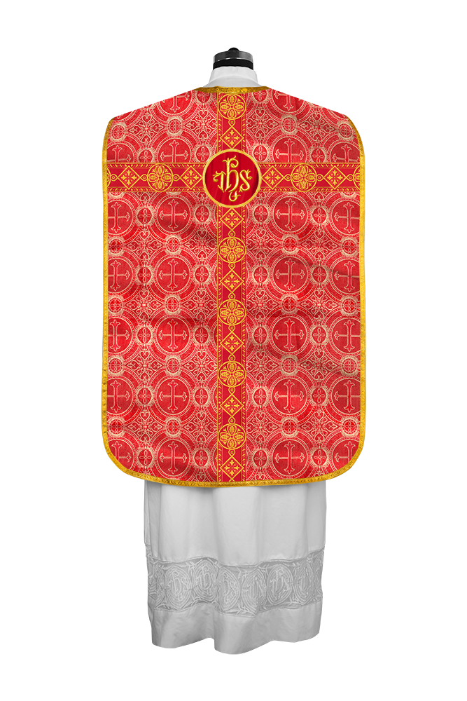 Embroidered Roman Chasuble Vestment