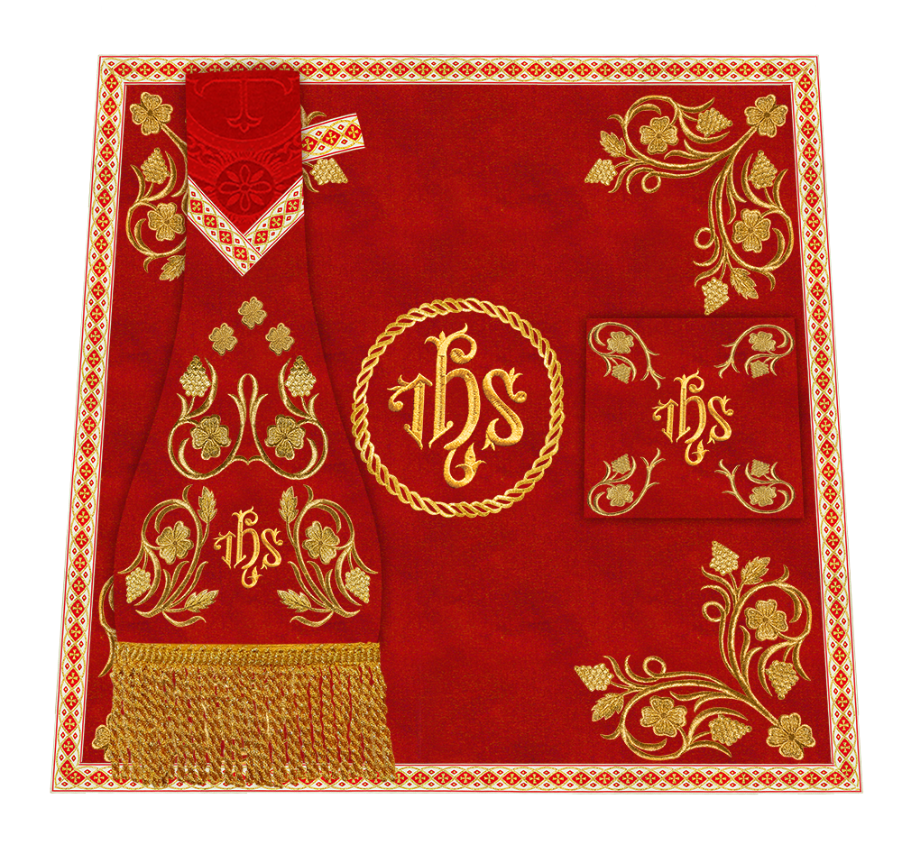 Grapes Embroidery Mass set with Motif