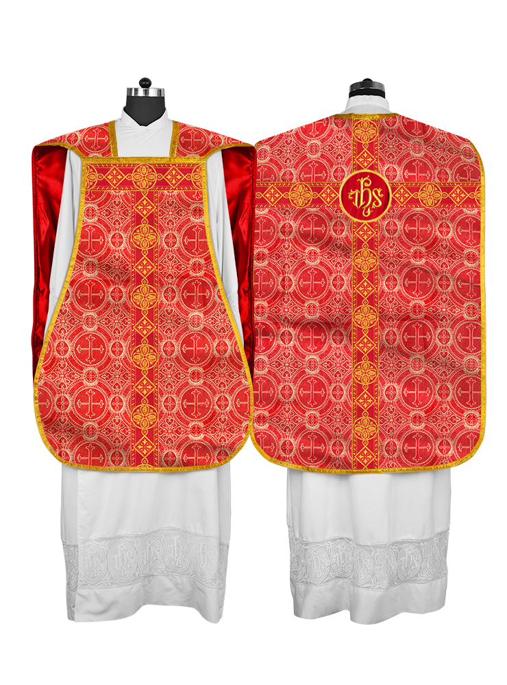 Embroidered Roman Chasuble Vestment