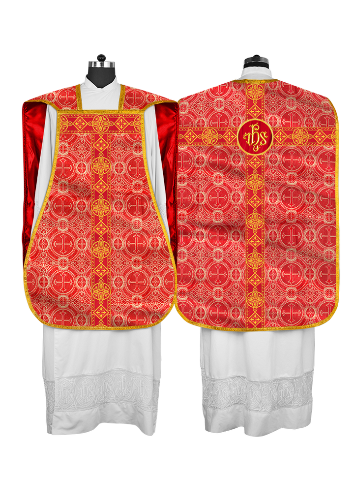 Embroidered Roman Chasuble Vestment