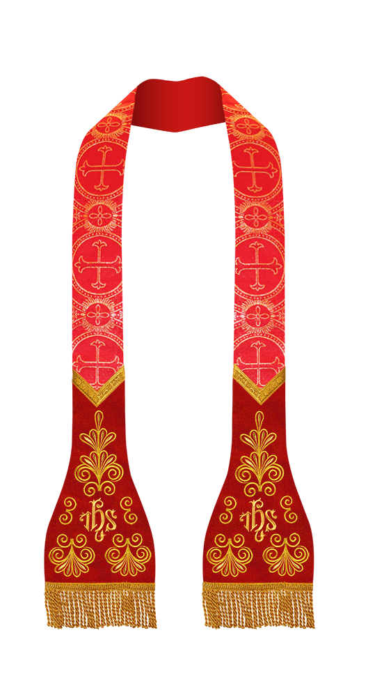 Roman stole with golden embroidery - Flourish collection