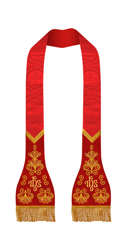 Roman stole with golden embroidery - Flourish collection