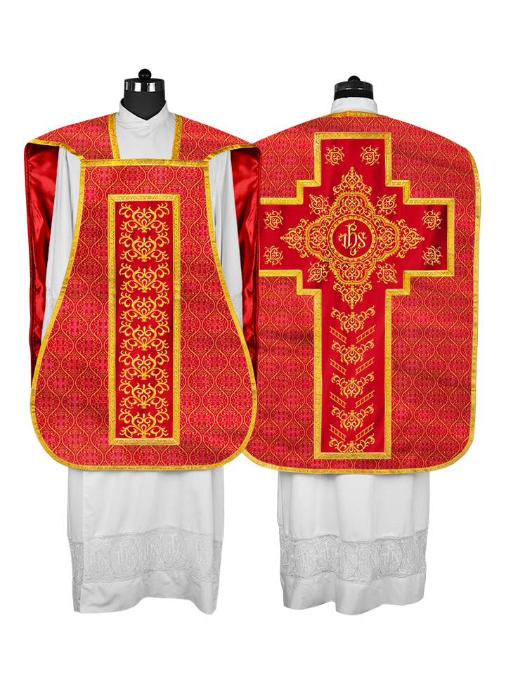 Fiddleback Vestment with Embroidered Orphrey