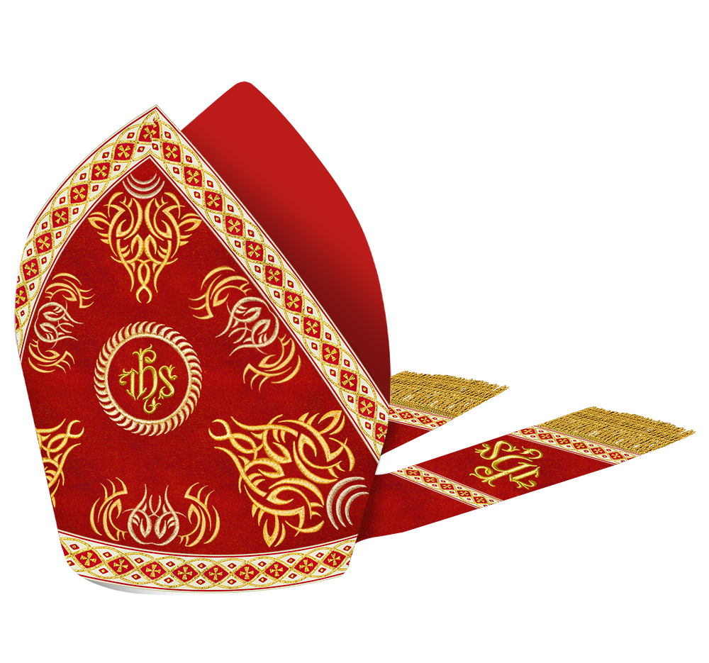 Mitre with Spiritual Motif and Trims