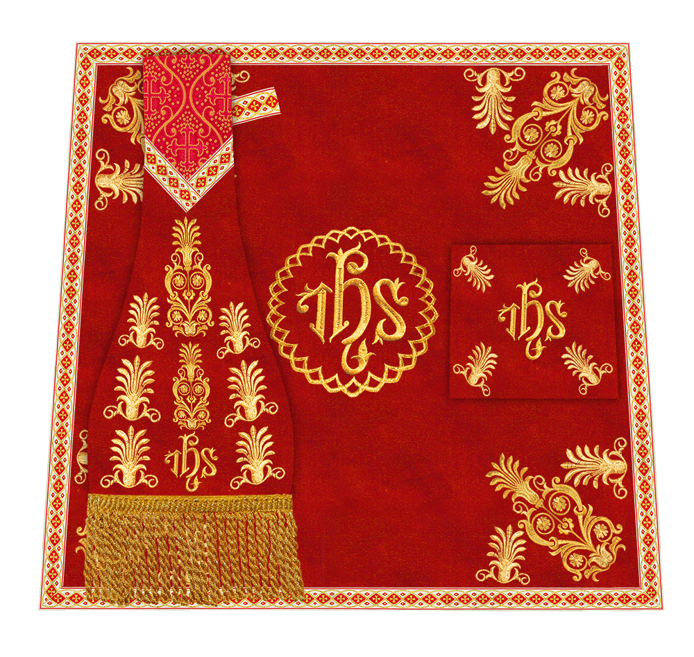 Embroidered Motif and Trims Mass Set