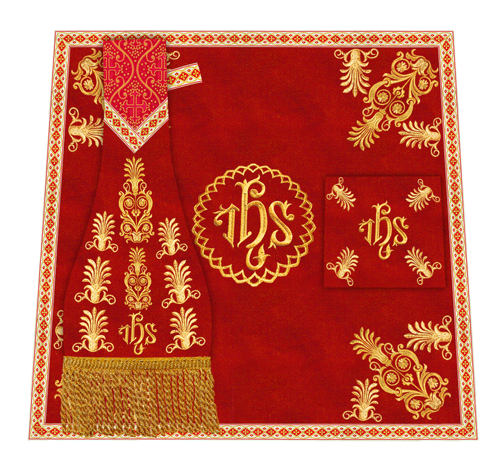 Embroidered Motif and Trims Mass Set