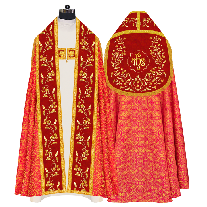 Monastic Roman cope vestments - Floral collection