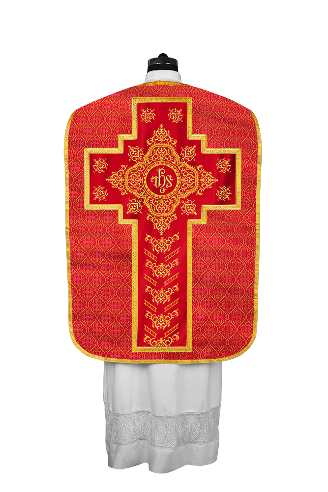 Fiddleback Vestment with Embroidered Orphrey