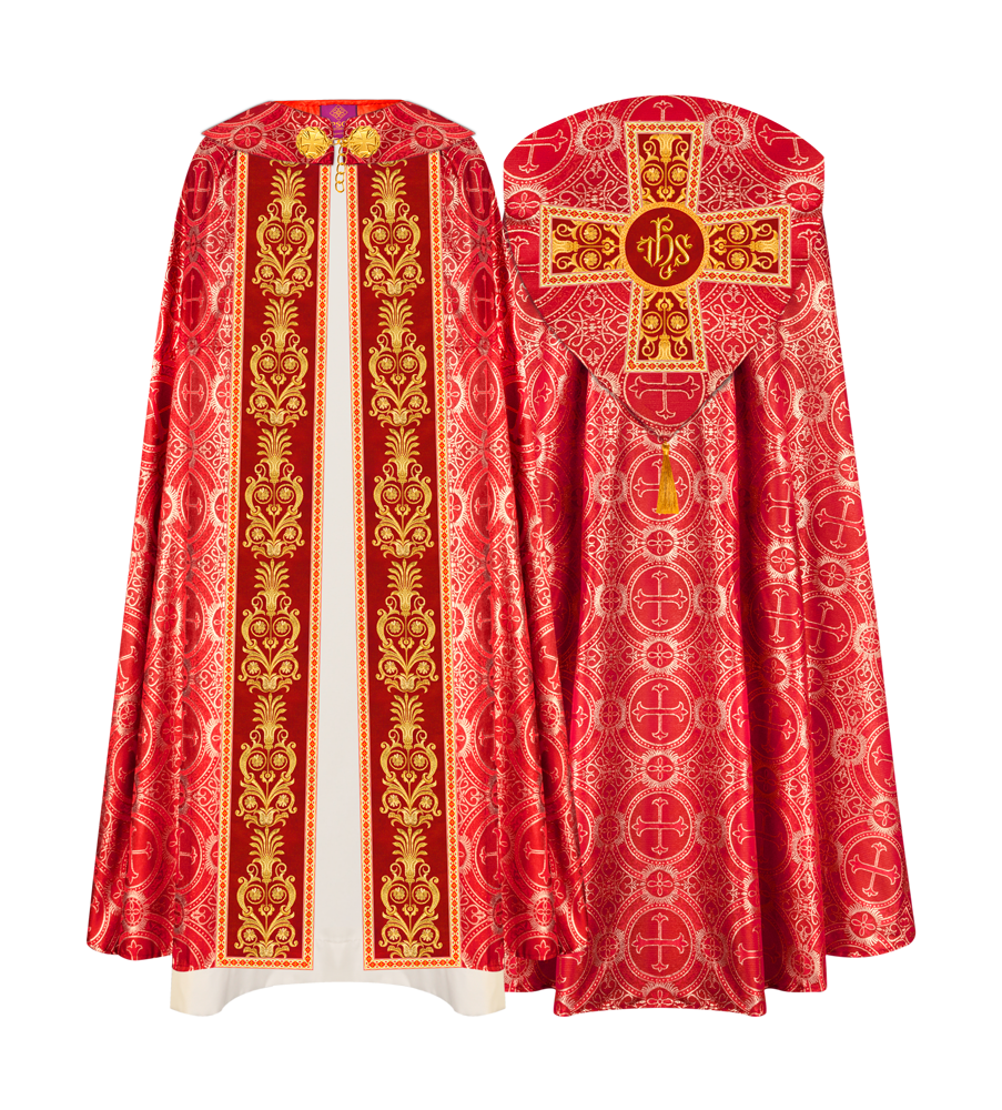 GOTHIC COPE WITH EMBROIDERED MOTIFS