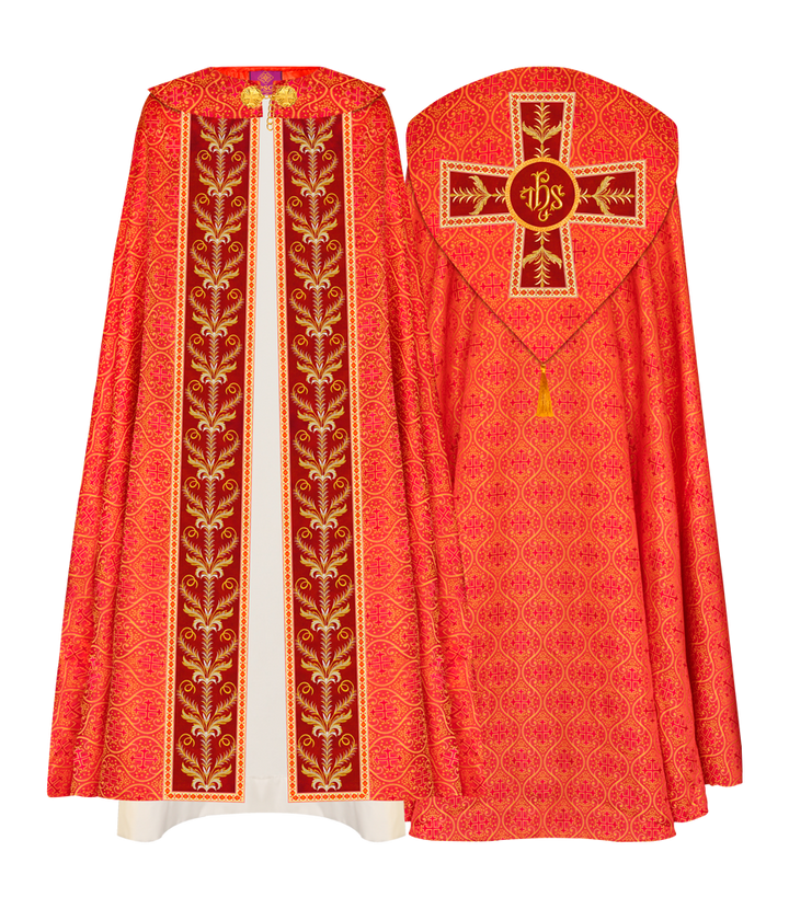 GOTHIC COPE VESTMENTS ADORNED WITH DETAILED BRAIDS