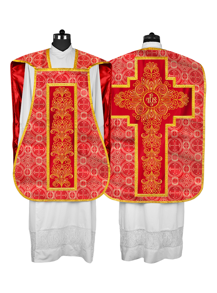Traditional Roman chasuble vestment - Flourish collection
