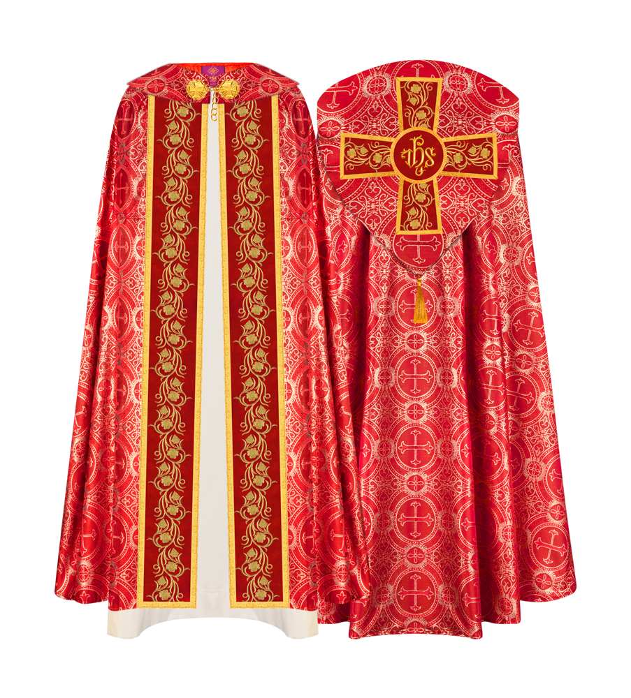 GOTHIC COPE VESTMENT WITH ORNATE EMBROIDERY