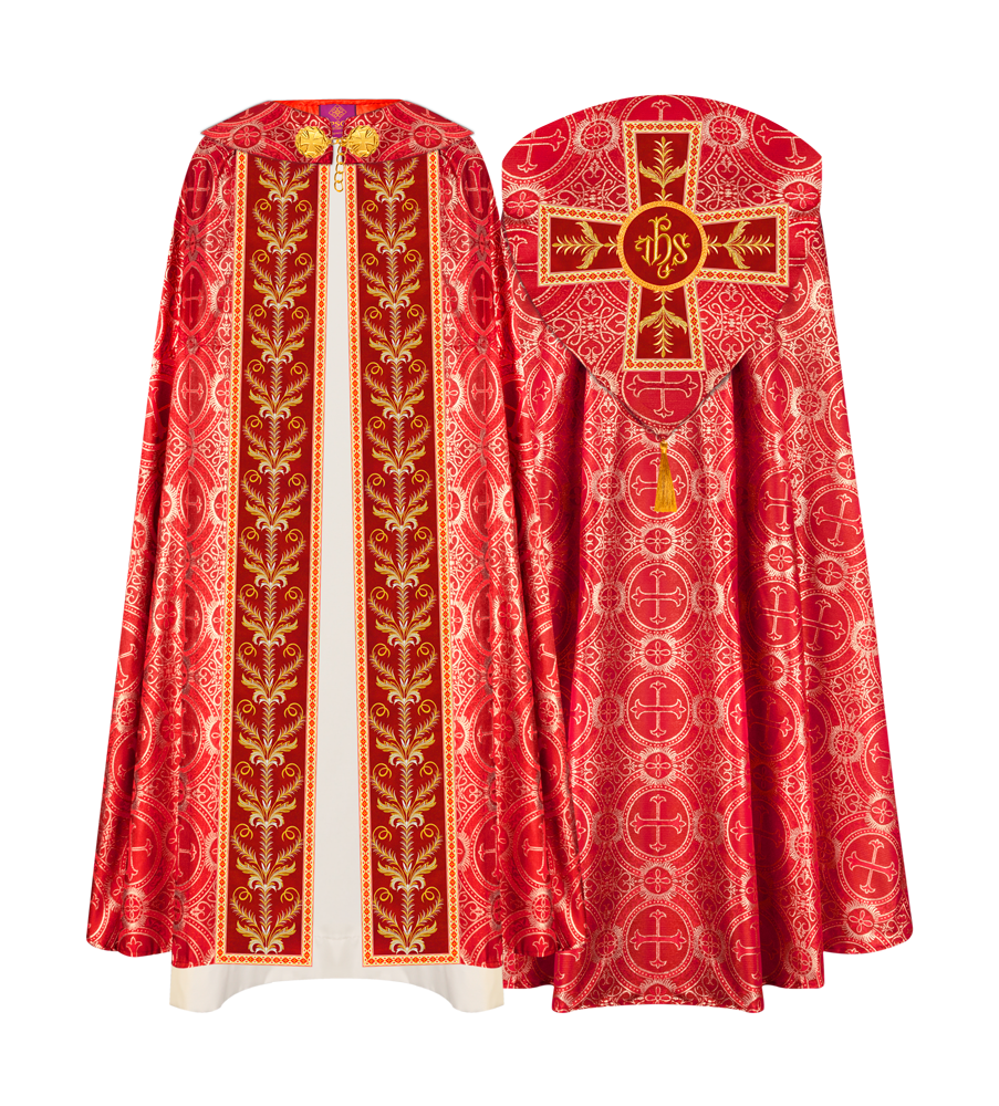 GOTHIC COPE VESTMENTS ADORNED WITH DETAILED BRAIDS