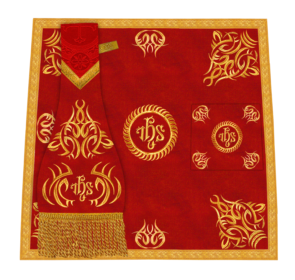 Marvelous mass set with Golden Embroidery - Angelic collection