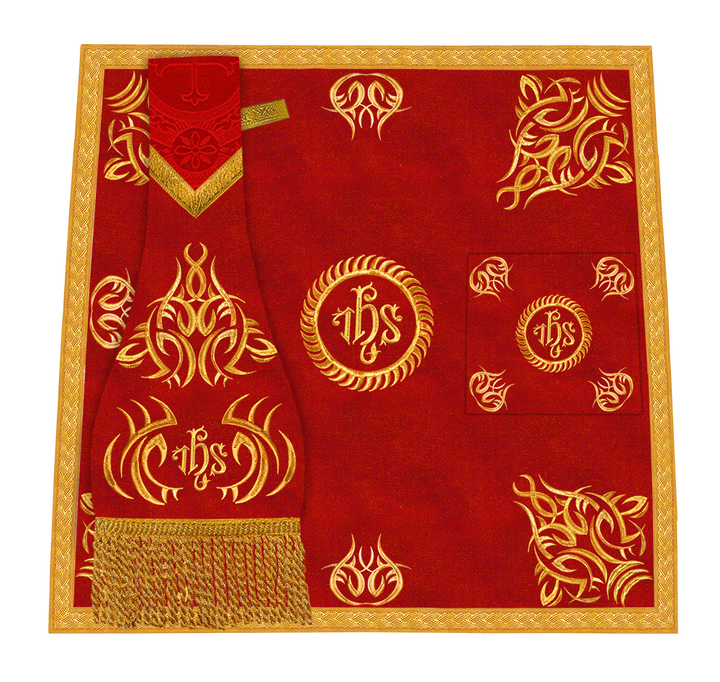 Marvelous mass set with Golden Embroidery - Angelic collection