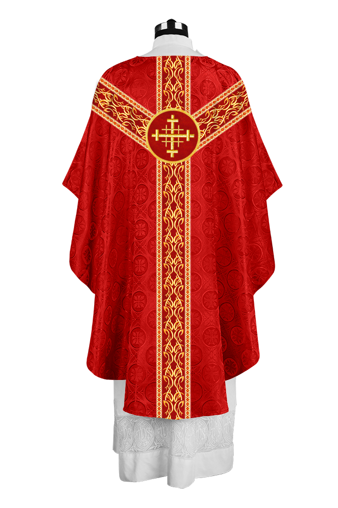 Gothic Chasuble with Y-type Embroidered Orphrey