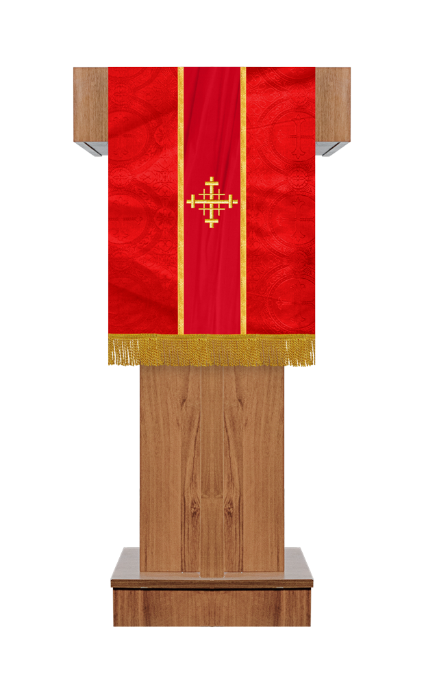 PULPIT/LECTERN WITH SPIRITUAL MOTIF