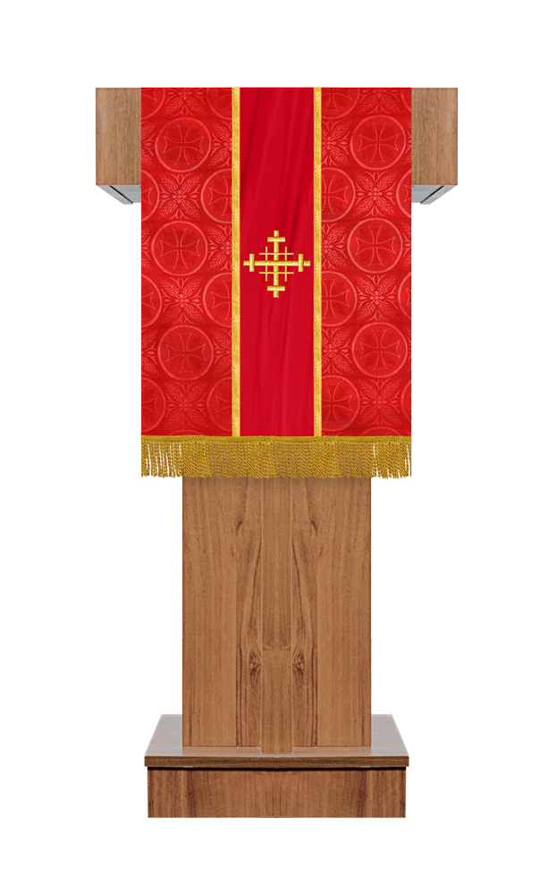 Traditional Pulpit cloth with Embroidered motif