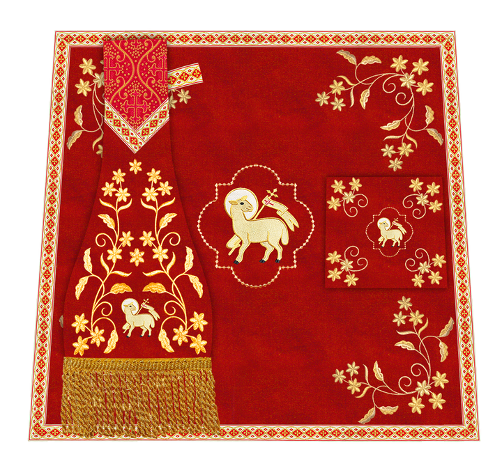 Floral Embroidery Spiritual Mass Set