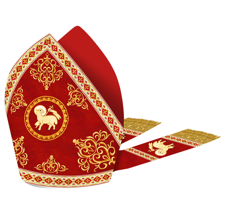 Roman Mitre Vestment Embroidery and Trims