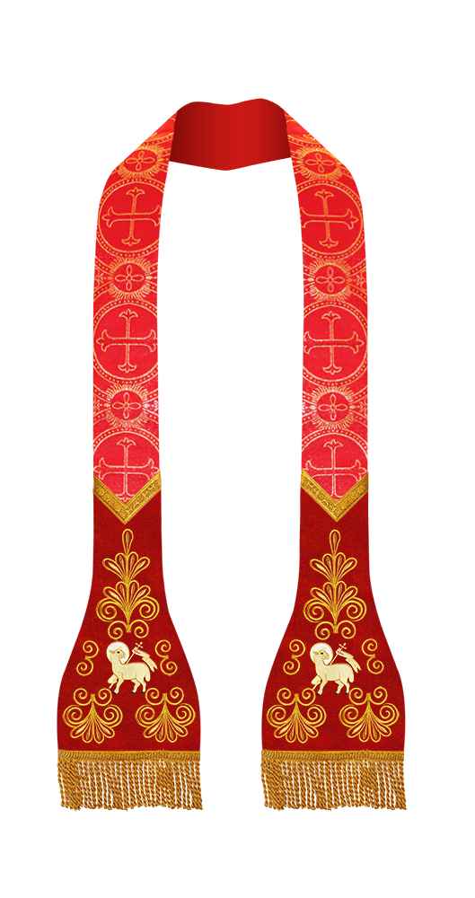 Roman stole with golden embroidery - Flourish collection