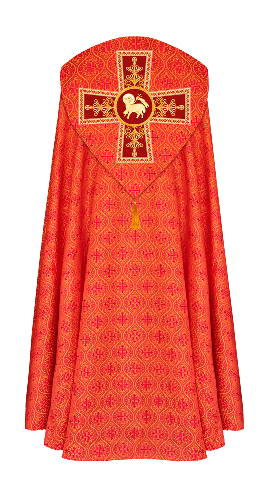 Gothic Cope vestments with Spiritual Motifs and Trims