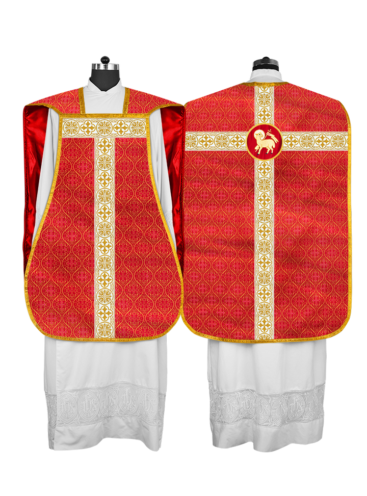 Fiddleback Vestment adorned with lace