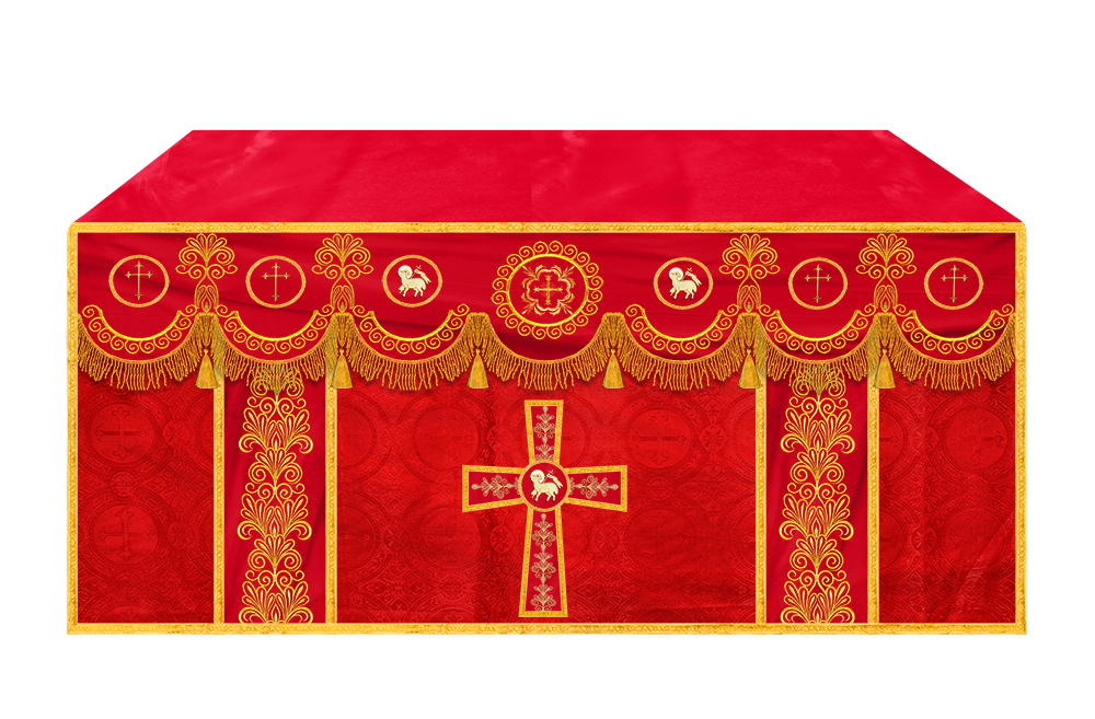 Altar Cloth with Liturgical Motif