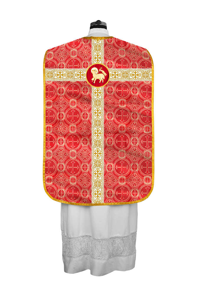 Fiddleback Vestment adorned with lace