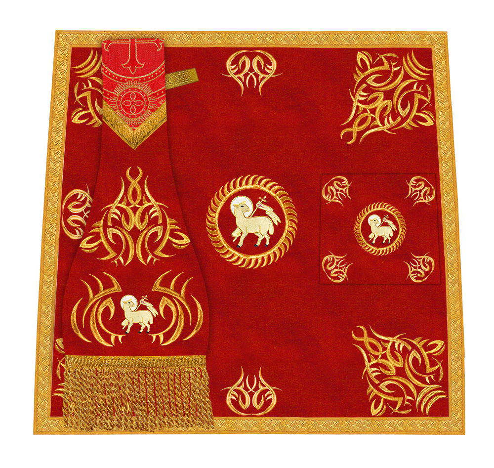 Marvelous mass set with Golden Embroidery - Angelic collection