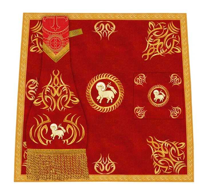 Marvelous mass set with Golden Embroidery - Angelic collection