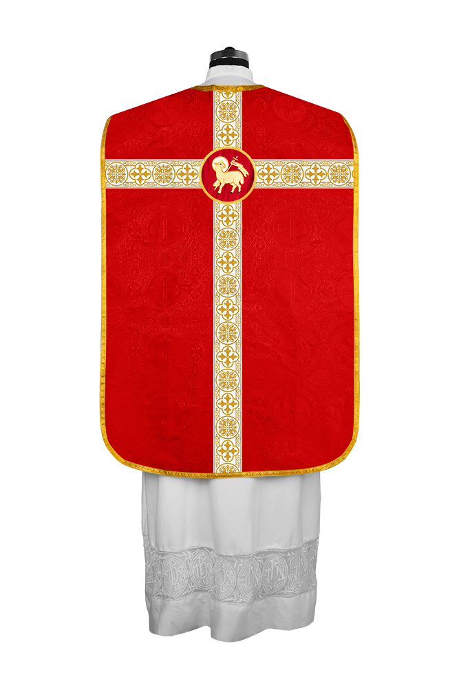 Fiddleback Vestment adorned with lace